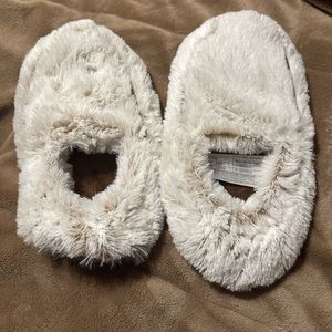 Marshmallow Brown Warmies Slippers